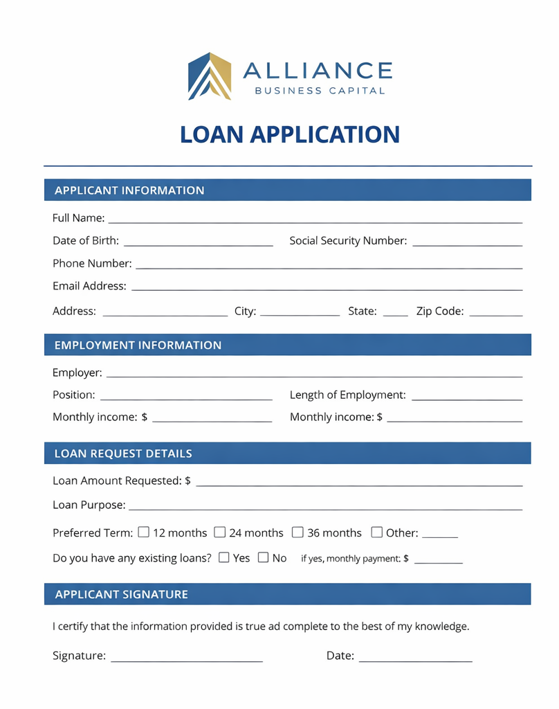 Loan Application